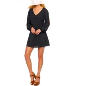 Candies maroon mini dress w/ side slit sleeves NWT